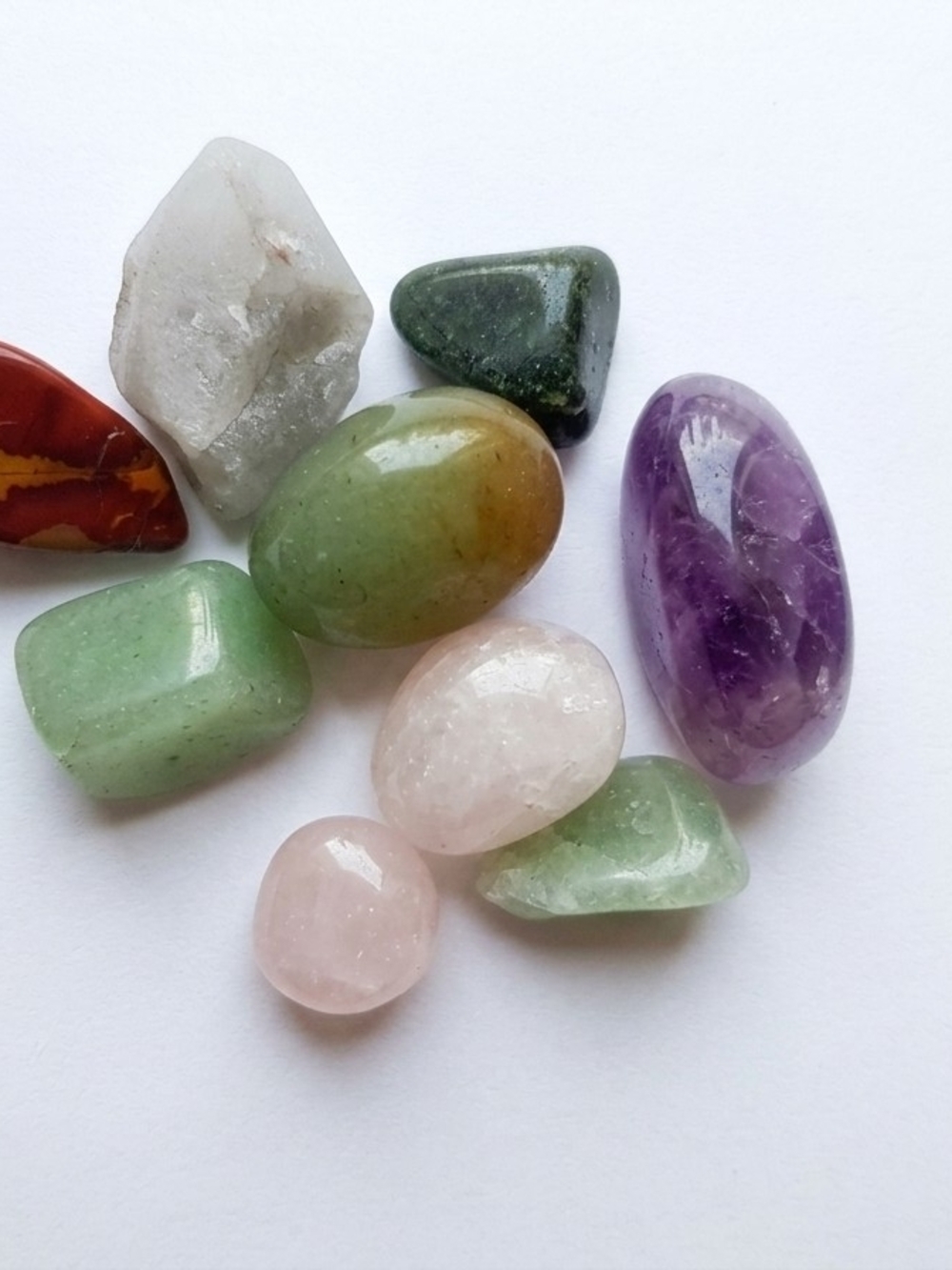 Natural Stone Mixed Tumbled Gemstone Set